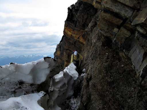 Me following up. Photo by Eric C