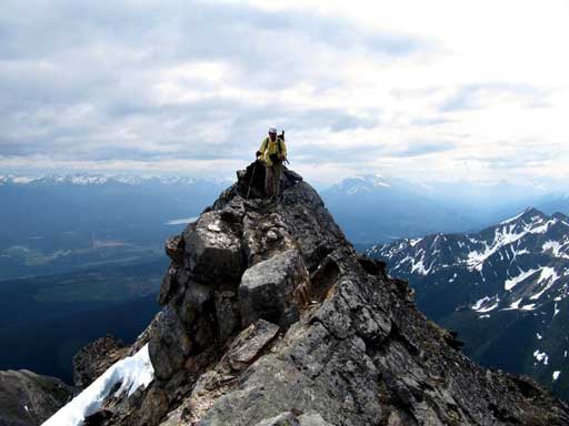 One of the easier ridge sections. Photo by Eric C