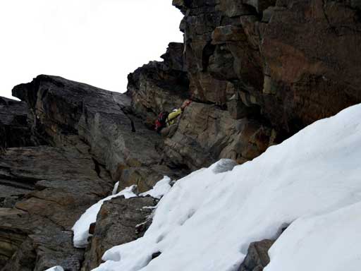 Almost down to the snow. Photo by Eric C