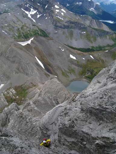 Me finishing the first gully on Step 2