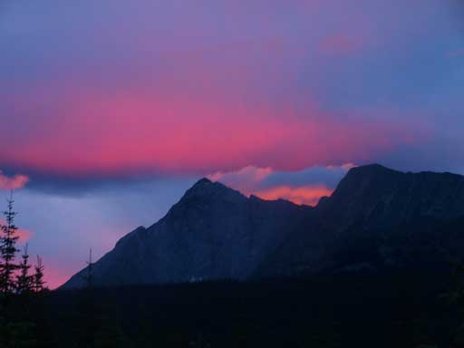 Morning view of Mount Galatea