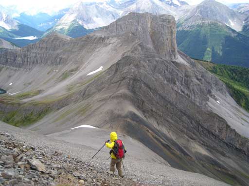 Back to easy terrain now. "Smutwood Peak" in front