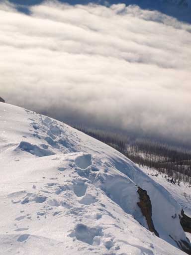 Neat clouds and snow