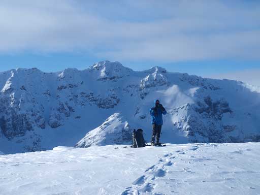 Ben on Monarch Ramparts