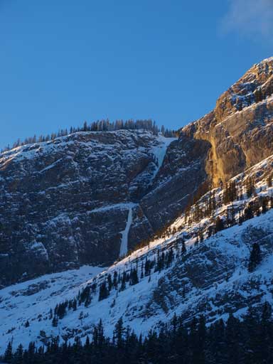 "Bourgeau Side" is a challenging ice climbing objective