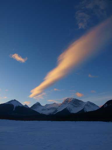 Interesting clouds above Smuts and Shark
