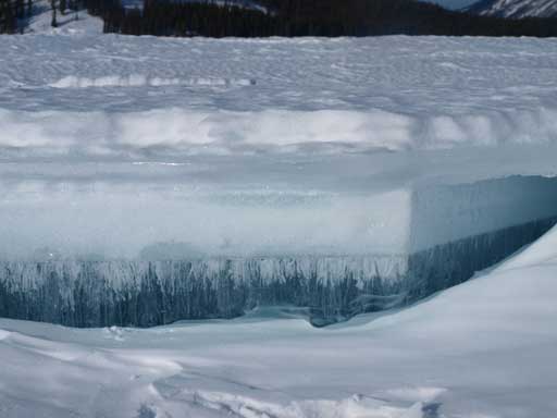 Zooming-in towards this ice