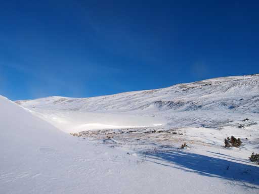 The backside (West side) of Indian Ridge.