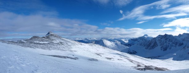 Almost made to the ridge crest.