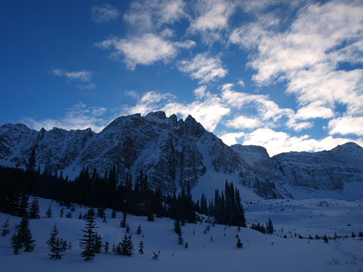 Looking back at Terminal Mountain
