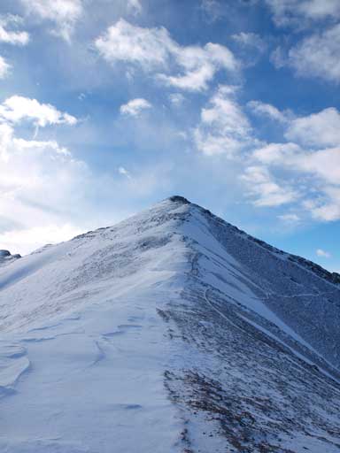 The summit of Opal Ridge