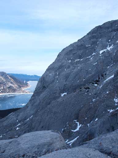 Steep and impressive slabs on this mountain
