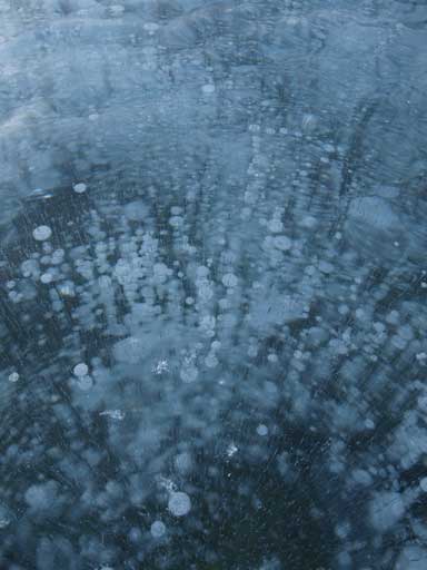 This lake is famous for its ice bubbles. A place that photographers must visit