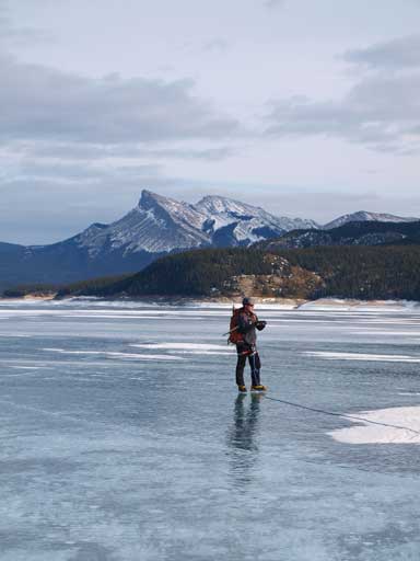 Mike with Kista Peak behind