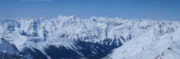 Mount Mummery and Freshfield Icefield