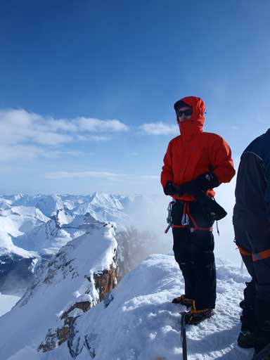 Mike on the summit