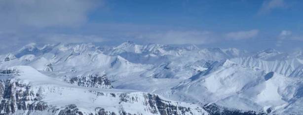 More distant peaks towards Northeast
