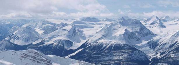 The south section of Freshfield Icefield