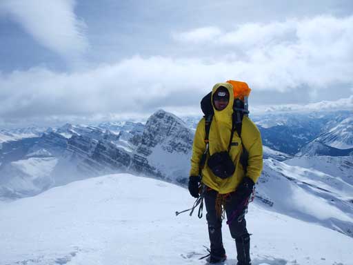 Me on the summit of 3275m White Pyramid