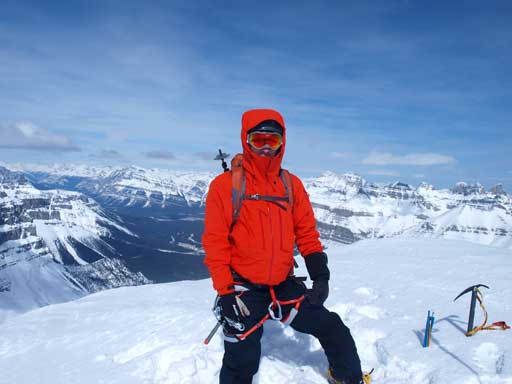 Mike on the summit