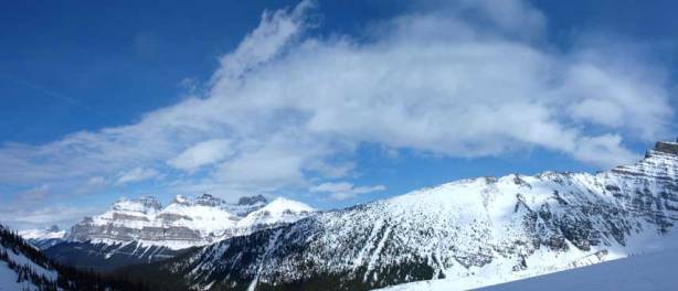 The clouds were constantly changing, making the views more variable.