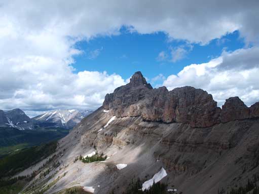 The impressive Seven Sisters Mountain