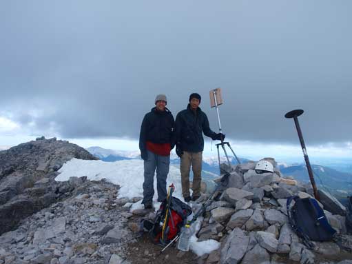 Eric and I on the summit