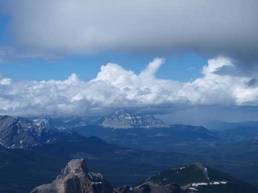 Tornado Mountain in the distance
