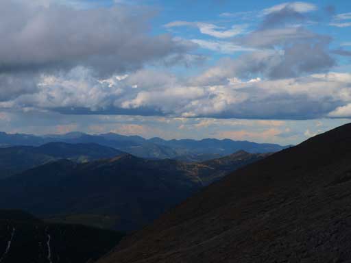 Looking NE towards the foothills. We could constantly hear the quad noises from that direction.