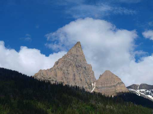 Anderson Peak looks impressive from this angle. It's only a easy scramble though.