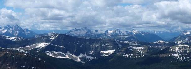 Starvation Peak, King Edward Peak and others in Akamina-Kishenena Provincial Area