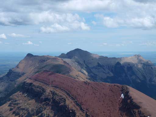 Mount Roche at center, Mount Yarrow on right.