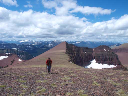Eric slogging up GR127513
