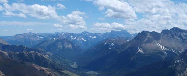 Mount Cleveland right of center. It's the highest in Glacier National Park.