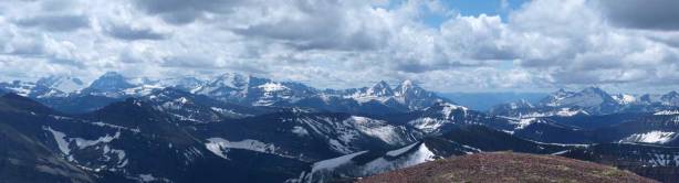 More distant big peaks in Glacier Park