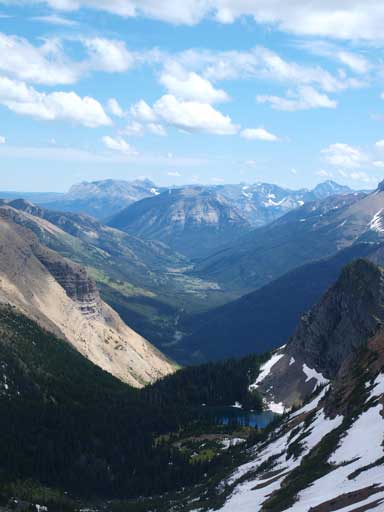 We came up from this valley