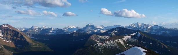 Looking south into Glacier National Park (Montana)