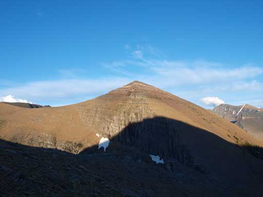 Lost Mountain seen from partway down Kootenai Brown