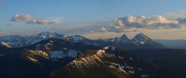 Long Knife Peak, King Edward Peak and Starvation Peak