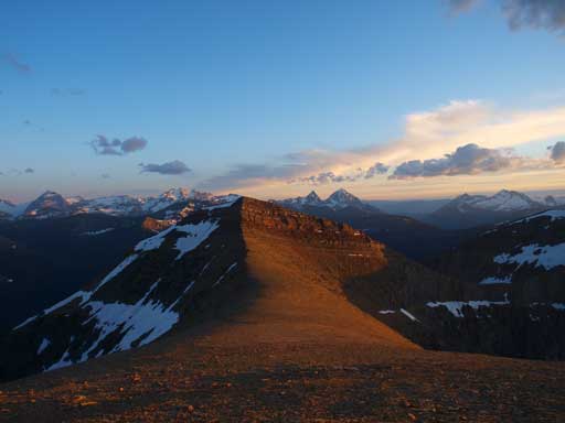 Looking back to Lost Mountain