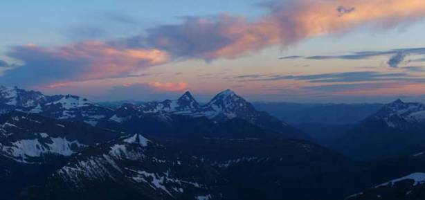 King Edward Peak and Starvation Peak in Akamina - Kishenena Provincial Area