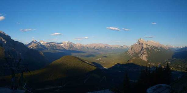 Another photo of Bow Valley. The sun was almost down.