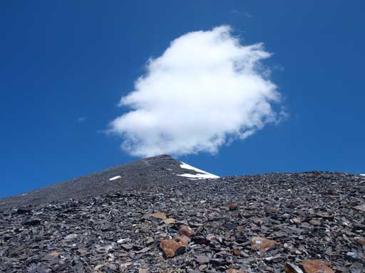 The summit is ahead. This part is a true slog.