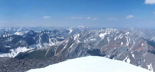 Looking North to more Palliser Range peaks