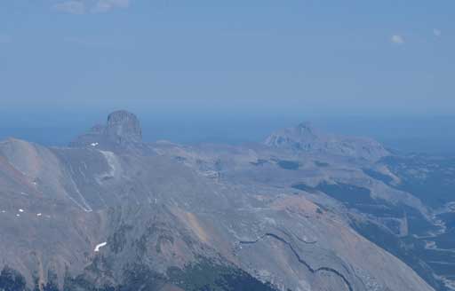 Devil's Head and Black Rock Mountain in the Ghost area