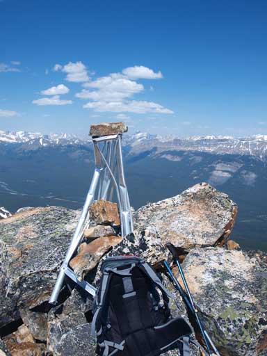 Someone brought this thing to the summit.