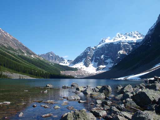 The lower Consolation Lake from ground level