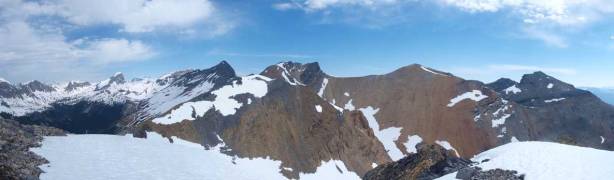 Summit view looking North