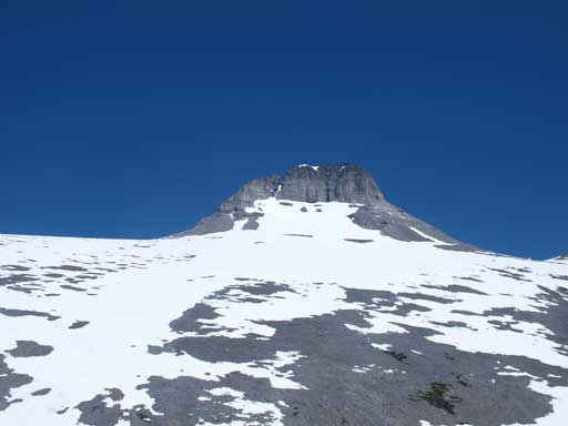 The summit block of Mt. Sparrowhawk seen from Read's Tower