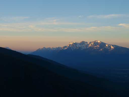 Canoe Mountain and the northern Monashees